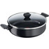 Tefal Simply Clean Τηγάνι Αλουμινίου Αντικολλητικό με Καπάκι 28cm
