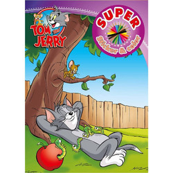 Βιβλίο Ζωγραφικής + Αυτοκόλλητα (Tom &Jerry, Batman, Superman,Scooby- Doo,Looney Tunes)