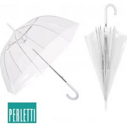 Ομπρέλα Perletti αυτόματη Διαφανής 86cm 12063
