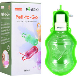 Petigio Φορητό Μπουκάλι Νερού για Σκύλους 280 ml Πράσινο