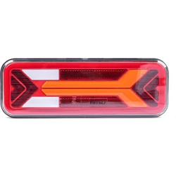 Amio - ΦΑΝΑΡΙ ΤΡΕΙΛΕΡ / ΦΟΡΤΗΓΟΥ ΠΙΣΩ 10-30V DYNAMIC LED 5 ΧΡΗΣΕΩΝ ΔΕΞΙ 305x140x35 mm RCL-09-R - 1 ΤΕΜ. (03576/AM)