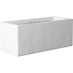 Γλάστρα Πήλινη Ορθογώνια Dusty Μπεζ S 50x20x20cm - Supergreens