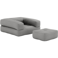 Πολυθρόνα-Κρεβάτι Futon CUBE - Karup - 746 Grey