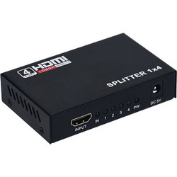 Detech Splitter HDMI to 4xHDMI with power supply,18263