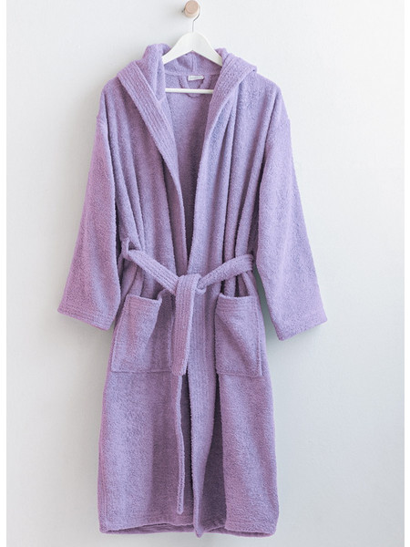 Palamaiki Μπουρνούζι με Κουκούλα Classic Lavender