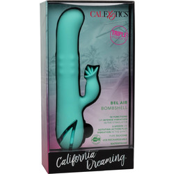 CalExotics Bel Air Bombsell Δονητής Rabbit Πράσινος