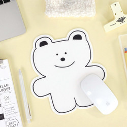Doodle Mouse Pad - Monotone 03 Teddy Bear