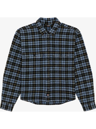 Dickies Dad Flannel Ανδρικό Πουκάμισο Μαύρο DK0A8E3RBLK1