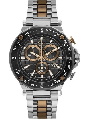 Guess Spirit Ανδρικό Ρολόι Χρονογράφος με Ασημί Μεταλλικό Μπρασελέ Y81002G5MF