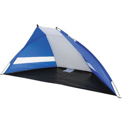 Panda Outdoor Hawaii II Αυτόματη Τέντα Παραλίας 2 Ατόμων Μπλε 270x120x120cm
