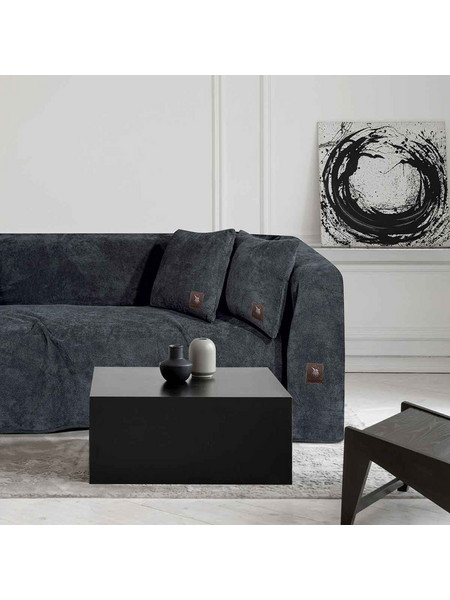Greenwich Polo Club Ριχτάρι Τριθέσιου Καναπέ 180x300 2760 Dark Grey