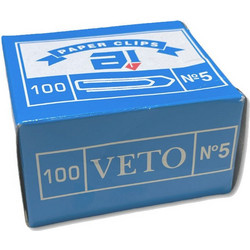 Συνδετήρες Veto Ν.5 100τεμ