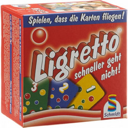 Schmidt Ligretto Επιτραπέζιο Παιχνίδι για 8+ Ετών για 2-4 Παίκτες Κόκκινο