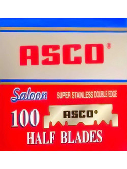 Asco Super Stainless Saloon Ανταλλακτικές Λεπίδες 100τμχ