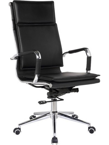 Woodwell BF3600 Καρέκλα Γραφείου με Προσκέφαλο και Ανάκλιση Μαύρη EO242