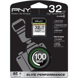 PNY Elite Performance SDHC 32GB Class 10 U1 UHS-I