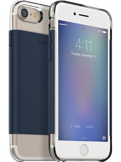 Θήκη Mophie Base Wrap ULTRA THIN Case για iPhone 7 - ΜΠΛΕ - 3686_BC-WRP-IP7-NVY