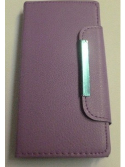 Nokia Lumia 830 - Δερμάτινη Μαγνητική Θήκη Πορτοφόλι Μώβ (OEM)