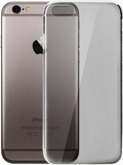 BACK COVER TPU ΓΙΑ IPHONE 6 PLUS TRANSPARENT GREY TP620