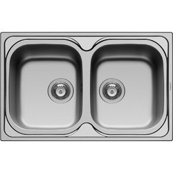 Pyramis Maidtec Coventry Ένθετος Νεροχύτης Inox Σατινέ 86x50cm 107140001