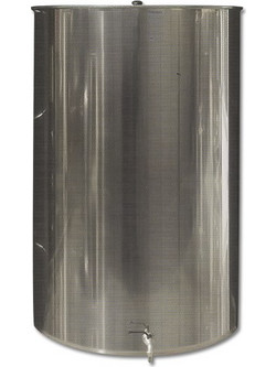 Ανοξείδωτη δεξαμενή (Inox) με καπάκι κατσαρόλας 750lt (GR750AE)