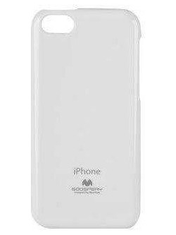 ΘΗΚΗ ΜΑΛΑΚΗ ΠΛΑΣΤΙΚΗ ΛΕΥΚΗ iPHONE 5C PLASTIC PROTECTIVE WHITE JELLY CASE SLIM GOOSPERY IP5-C-WHITE