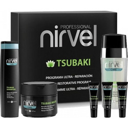 Nirvel Tsubaki Pack Σετ Θεραπείας Μαλλιών για Επανόρθωση