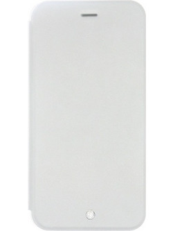 Book Case Uunique for iPhone 6 Plus/6S Plus Folio Hard Shell White