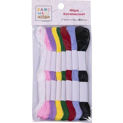 HAND MADE CRAFTS ΝΗΜΑΤΑ 2ΜΜΧ8Μ 8 ΧΡΩΜ. rope-1