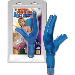 NMC Two Finger Juice Junky Δονητής Rabbit Μπλε