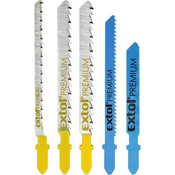 Rectangular Saw Blades, Set 5pcs, BOSCH, Bi-Metal, HSS, HCS, EXTOL PREMIUM