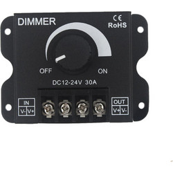 DC 12V/24V 30A LED Switch Dimmer Controller For Led Strip