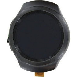 Original Οθόνη Samsung R720 Galaxy Gear S2 Black & Μηχανισμός αφής + Πλαίσιο GH97-18003A