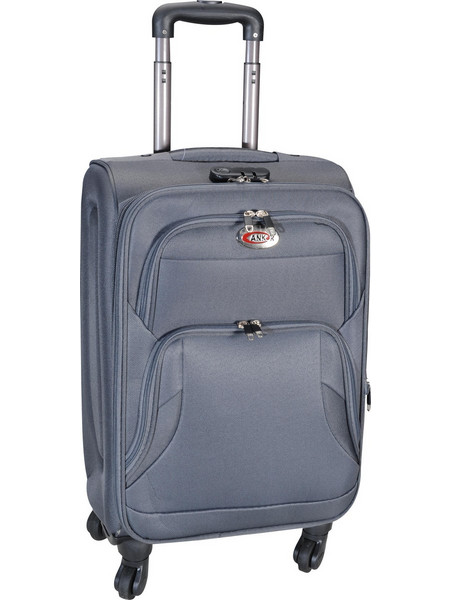 Ankor 782963 Βαλίτσα Καμπίνας 60x35x23cm με 4 Ρόδες Γκρι
