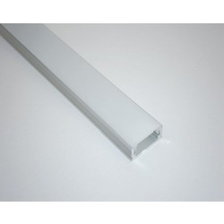 Προφίλ αλουμινίου με καπάκι ice bright για ταινίες led P17-ice