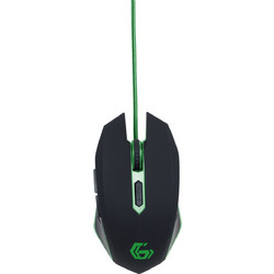 Gembird MUSG-001 Ενσύρματο Gaming Ποντίκι RGB 2400 DPI Black Green