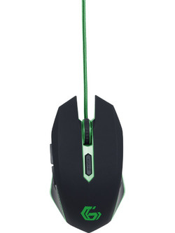 Gembird MUSG-001 Ενσύρματο Gaming Ποντίκι RGB 2400 DPI Black Green