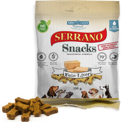 Mediterranean Natural Serrano Snacks Grain Free Liver 100gr