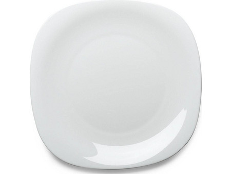 Bormioli Rocco Πιάτο Ρηχό Οπαλίνης Τετράγωνο Parma 27x27cm BR01316500