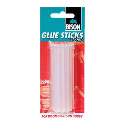 Bison Ράβδοι Σιλικόνης Glue Sticks Hobby Διάφανο 7mm 12τμχ - 1490812