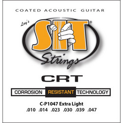 Sit CP1047 Σετ 6 Χορδές Ακουστικής Κιθάρας Phosphor Bronze 10-47" Custom Light Tension
