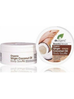 Dr. Organic Virgin Coconut Oil Body Souffle Ενυδατική Mousse Σώματος 200ml