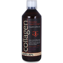 Total Health Solutions Pro-Active Liquid Collagen Strawberry με Βιταμίνη C 600ml