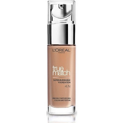 L'Oreal Paris True Match Super Blendable 4N Beige Liquid Foundation SPF17 30ml