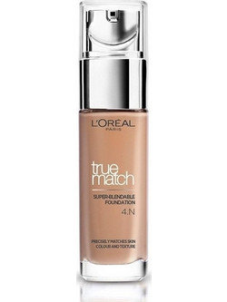 L'Oreal Paris True Match Super Blendable 4N Beige Liquid Foundation SPF17 30ml