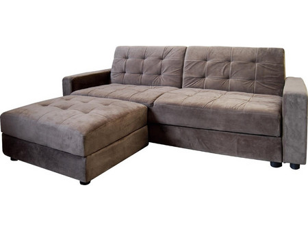 Jackson Γωνιακός Καναπές Κρεβάτι με Αποθηκευτικό Χώρο Καφέ 193x81x77cm Ε9579,1