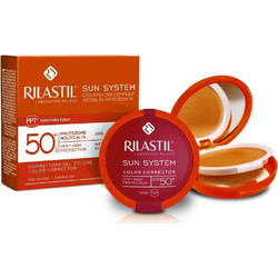 Rilastil Sun System Color Corrector Pressed Powder SPF50+ 02 Dore 10gr
