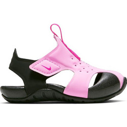 Nike Sunray Protect 2 TD Παιδικά Παπούτσια Θαλάσσης για Κορίτσι Μαύρα Ροζ 943827-602