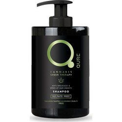 Qure Cannabis Sheer Therapy Σαμπουάν για Φριζάρισμα για Ξηρά Μαλλιά 300ml