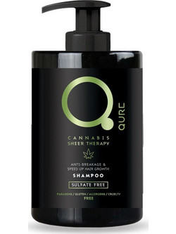 Qure Cannabis Sheer Therapy Σαμπουάν για Φριζάρισμα για Ξηρά Μαλλιά 300ml